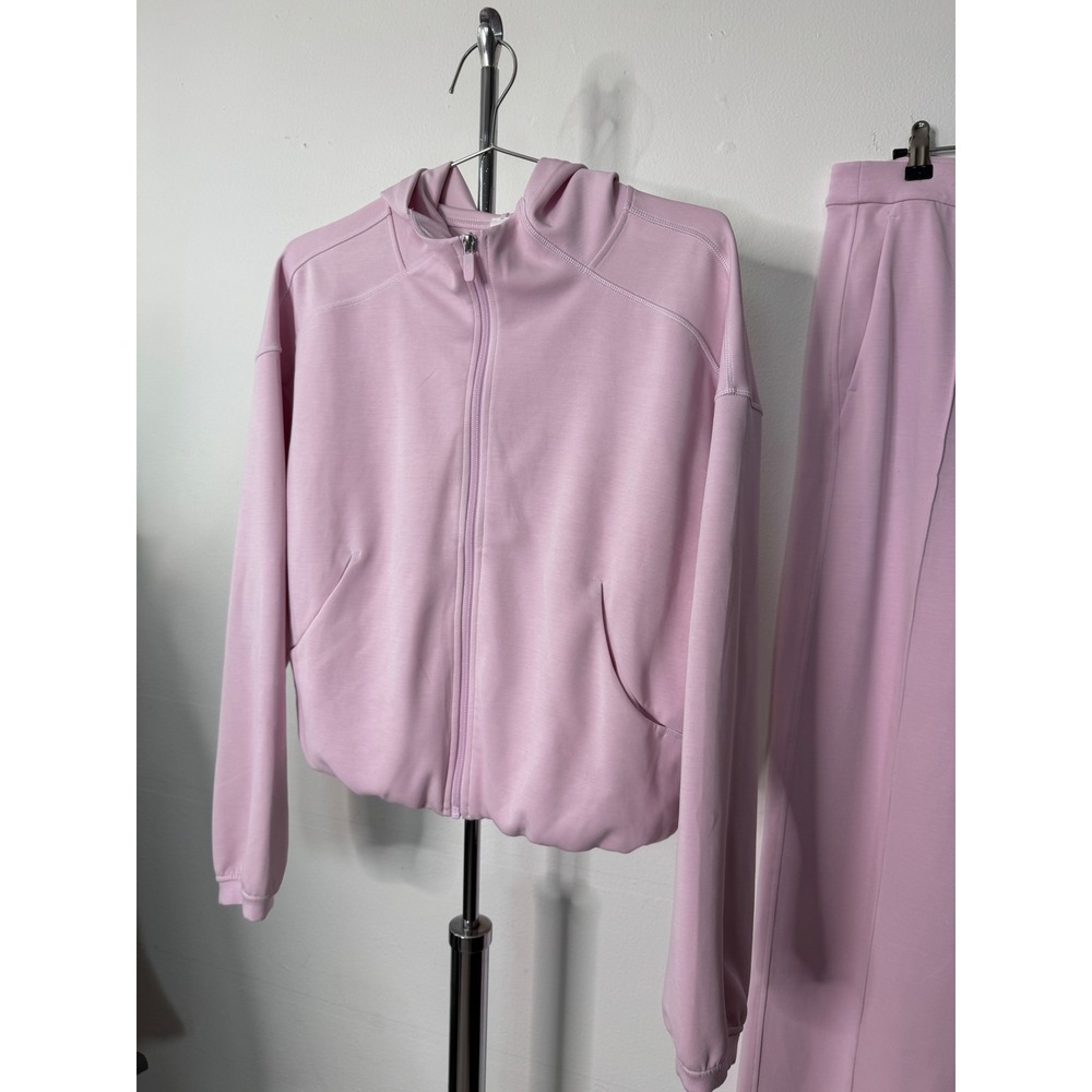 Lululemon 2 Piece Set Softstreme Pintuck Mid-Rise Pant & Full Zip Hoodie - Picture 3 of 7